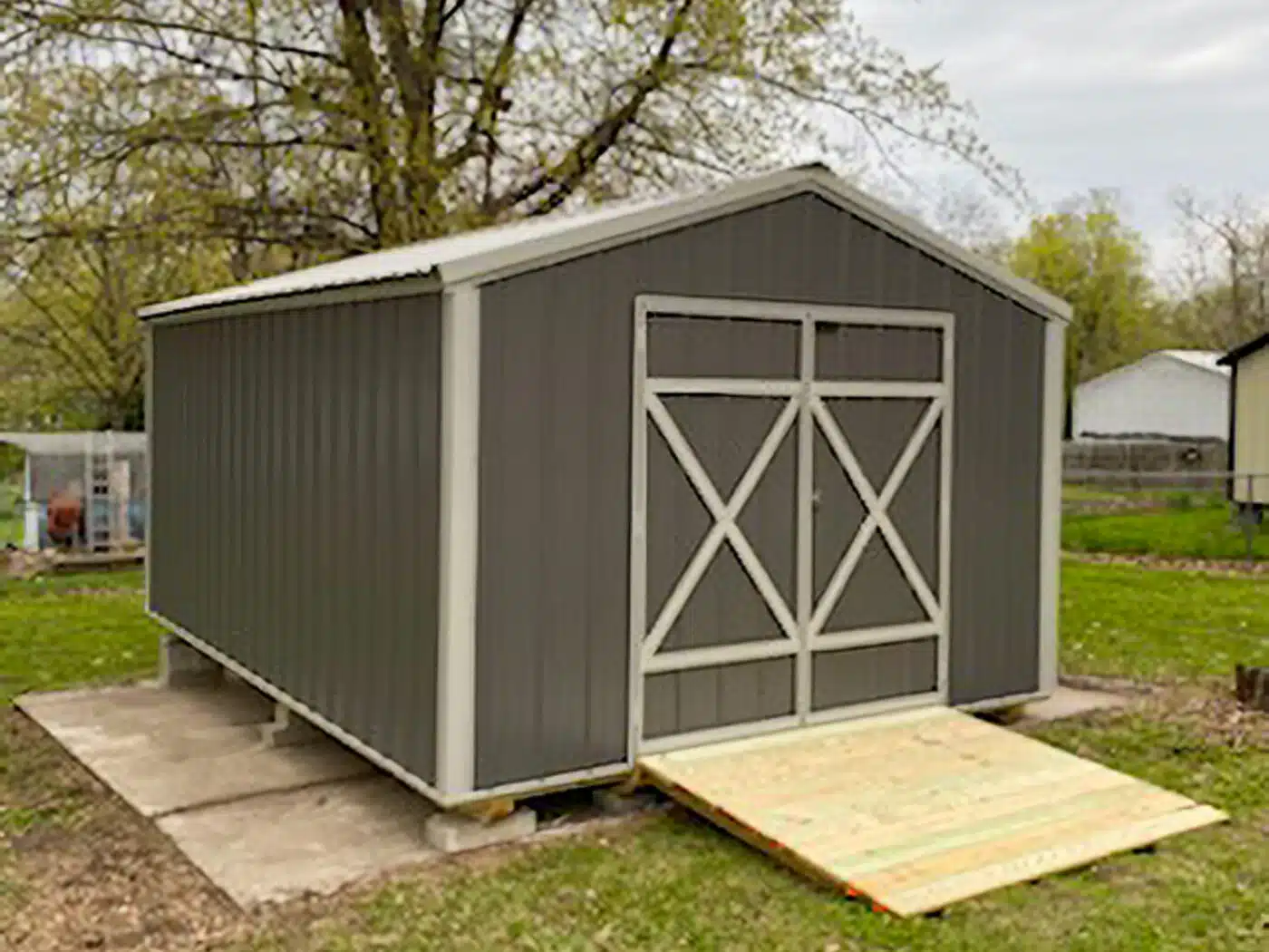 Enhanced Ranch storage shed