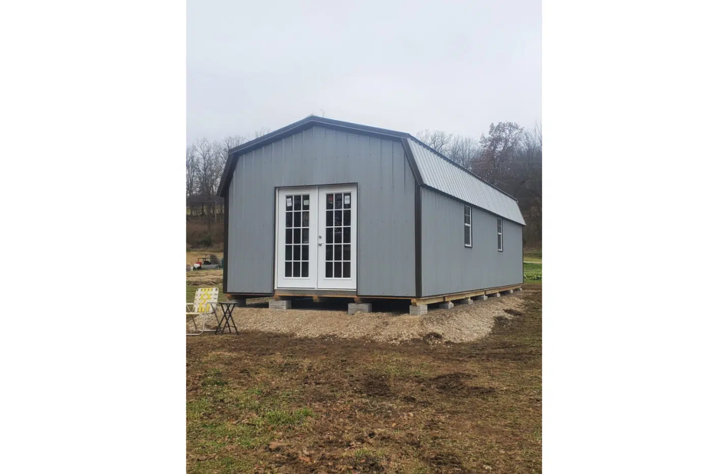 Custom lofted cabin