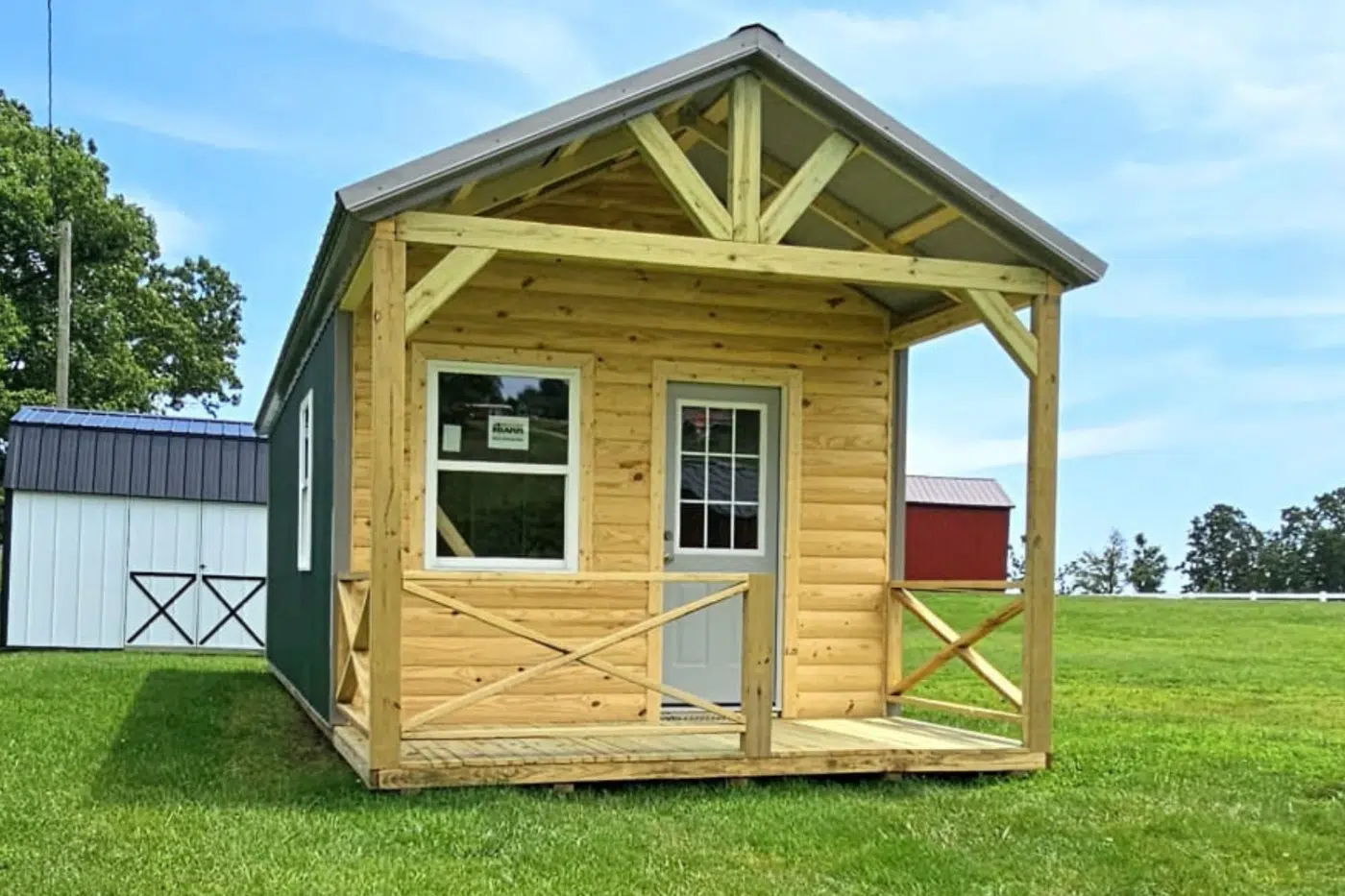 Custom prebuilt cabin exterior