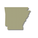 image of Arkansas in a state map form