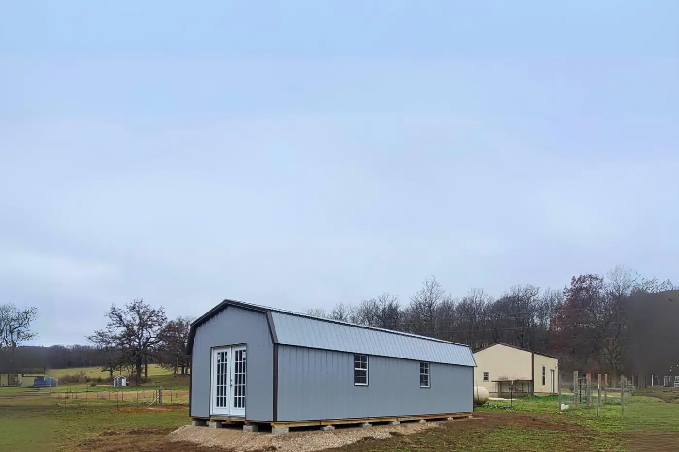 Premier Lofted Cabin with tall barn roof