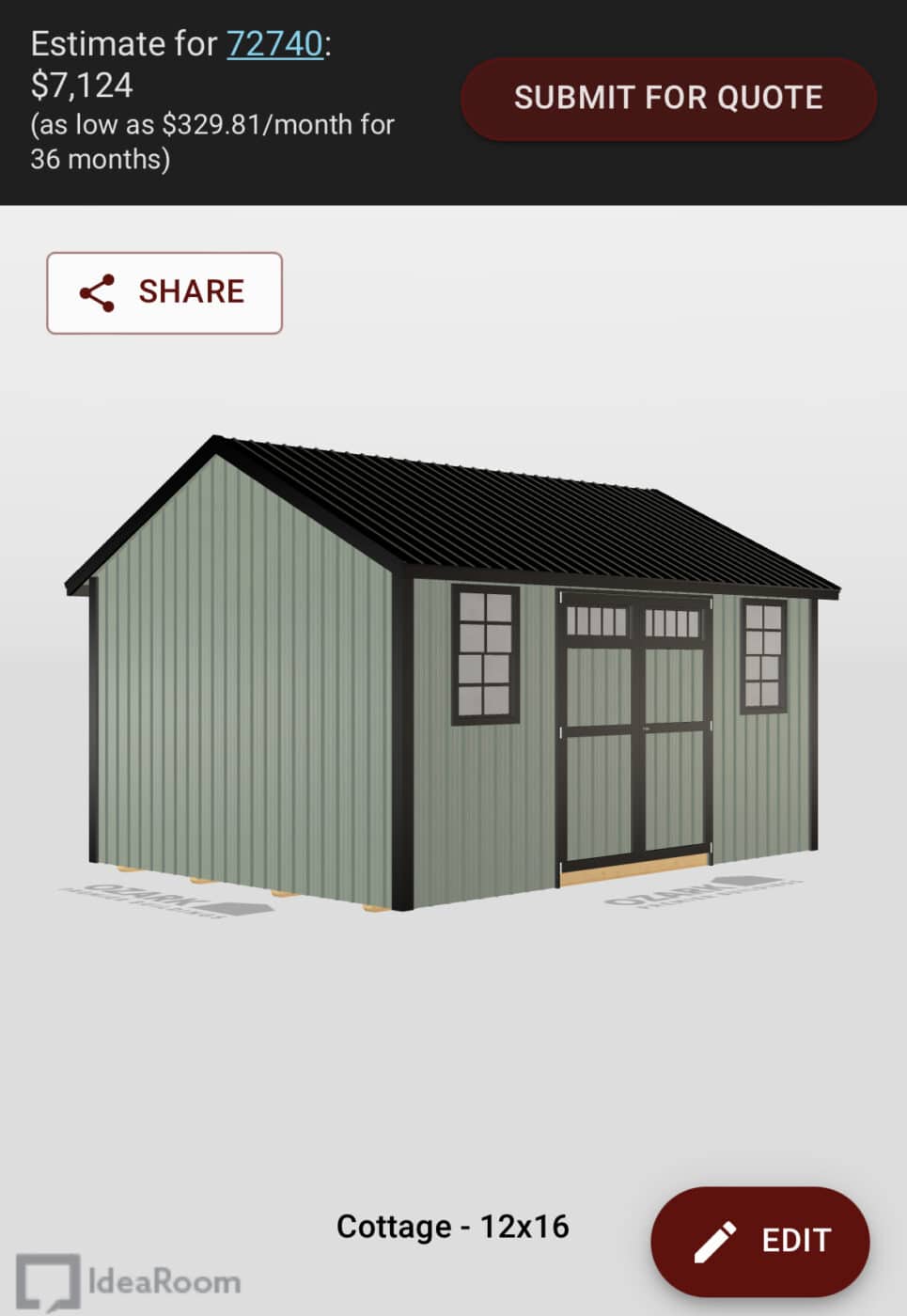 3D Builder Mobile View