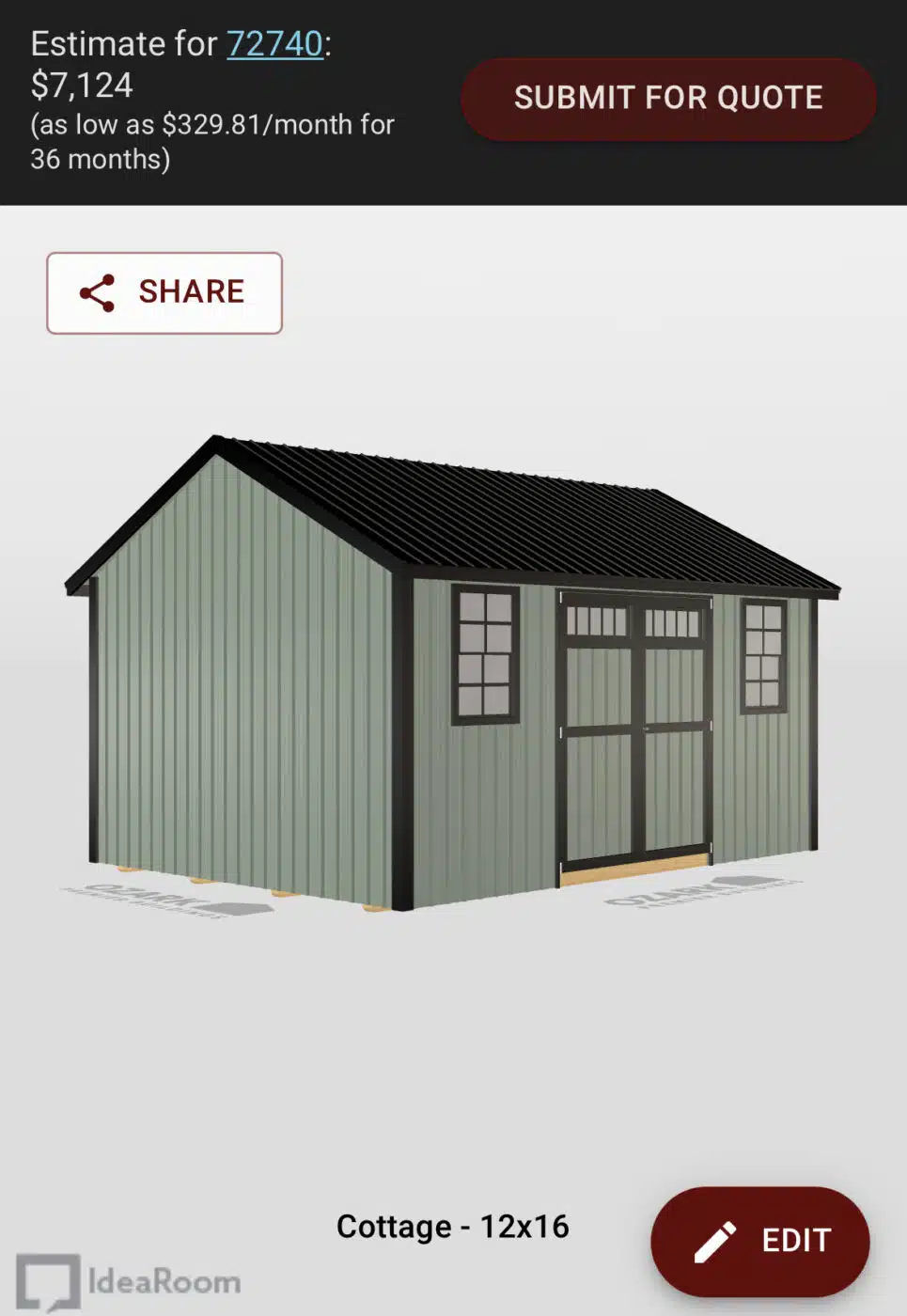 3D Builder Mobile View