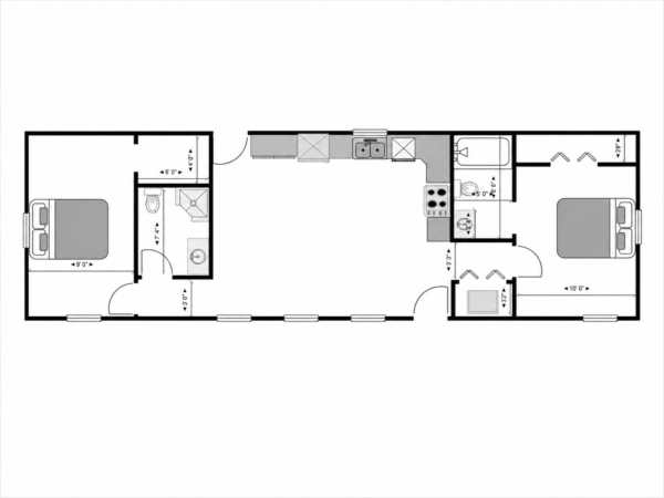 C1D870A9-AF4F-4410-B47E-68064AE705BD 16x52 Ozarks cabin (2bed 2Bath)