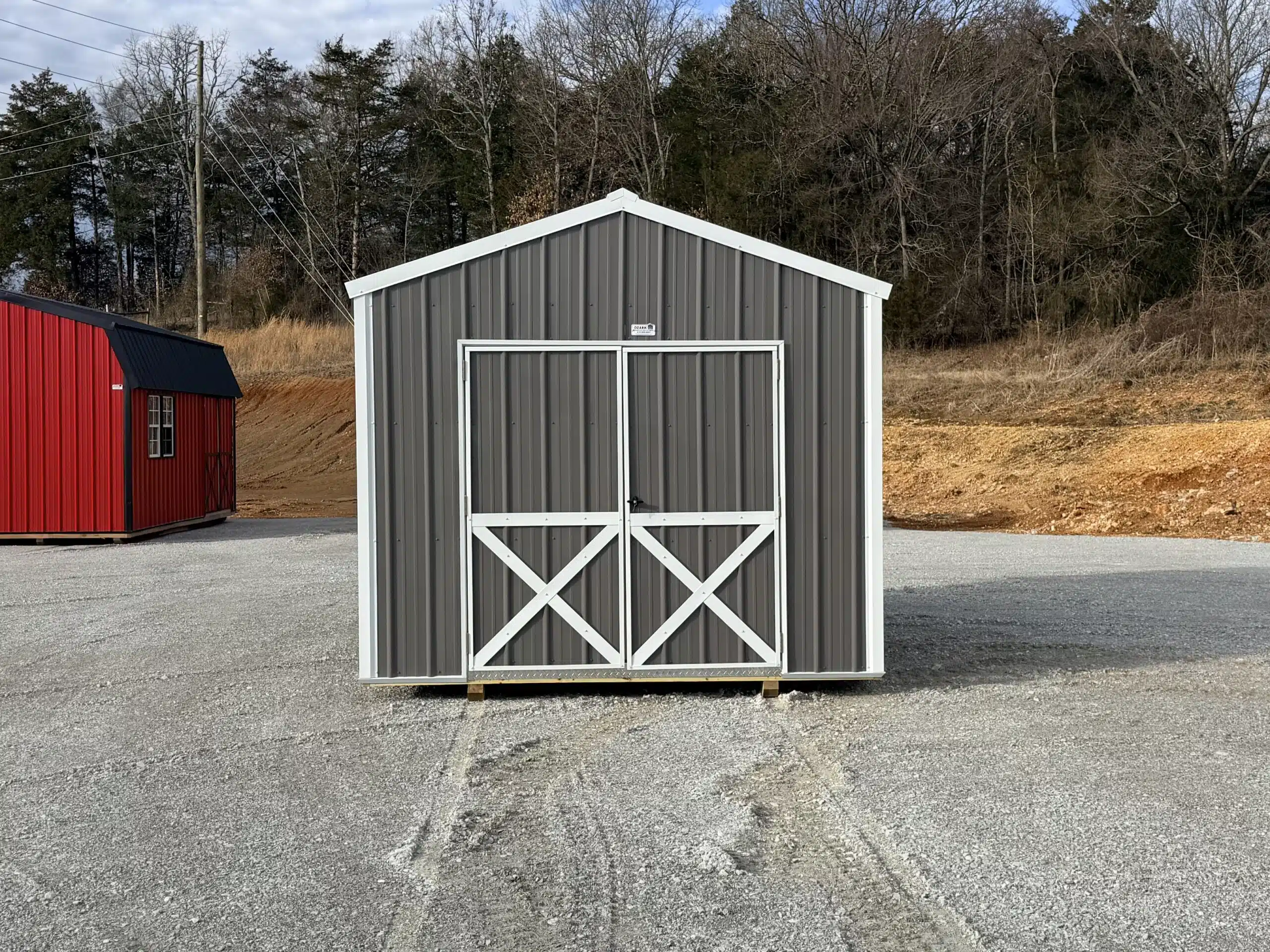 10x12 Ranch Shed — past Ozark building