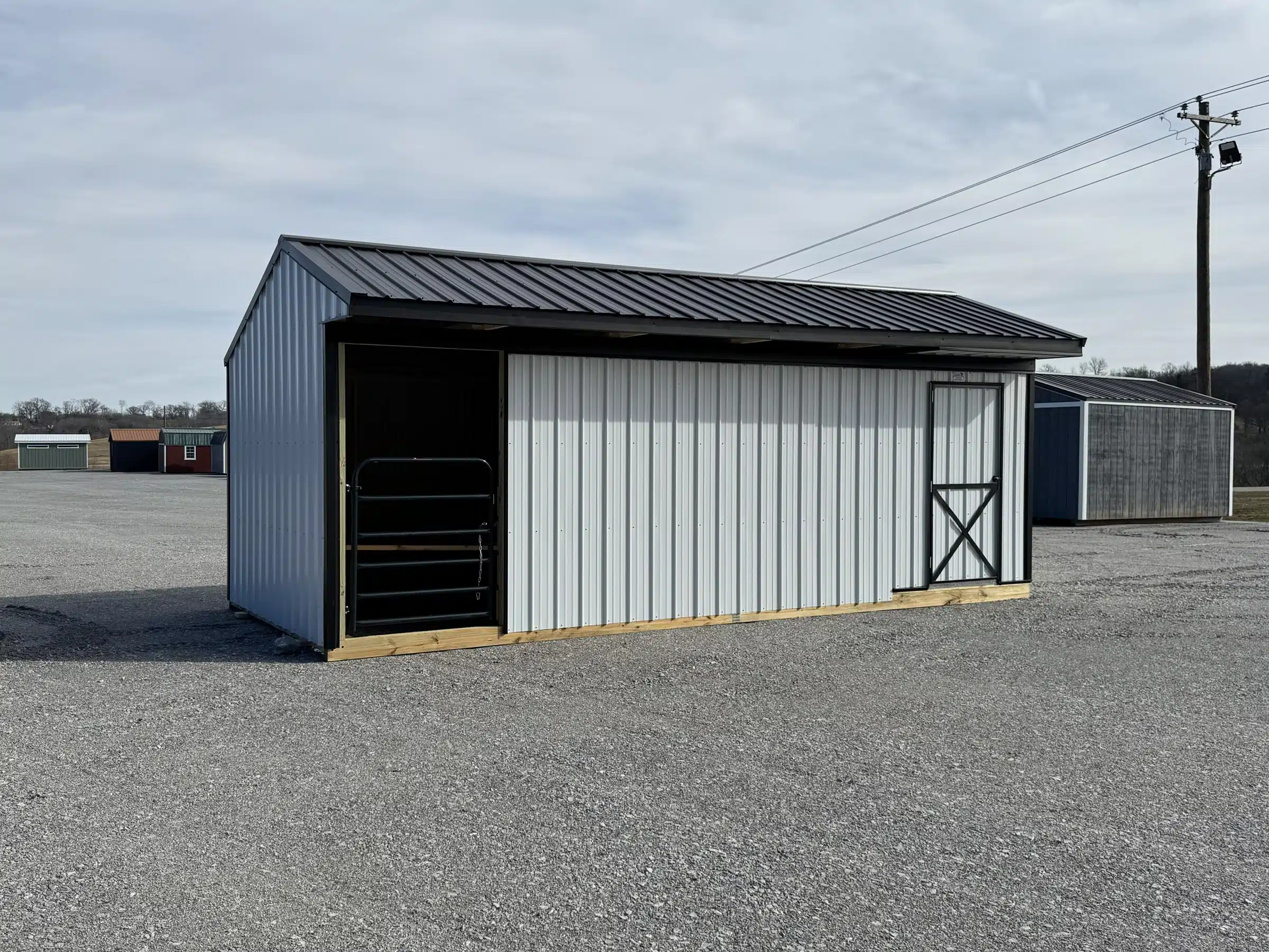10x24 Animal Shelter — past Ozark building