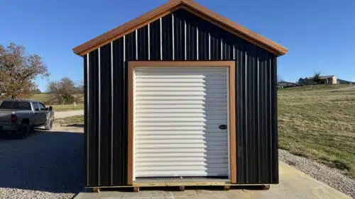 Completed portable garage project