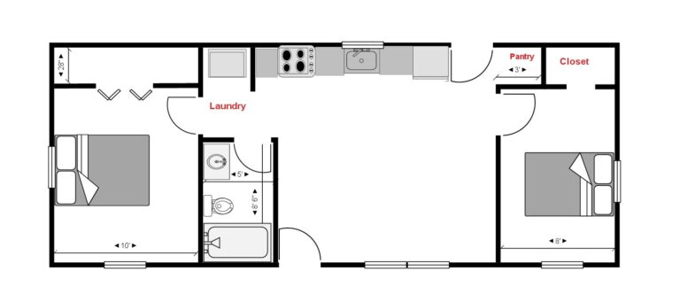 Premier Lofted Cabin example floor plan thumbnail